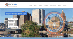 Desktop Screenshot of ibew164.org